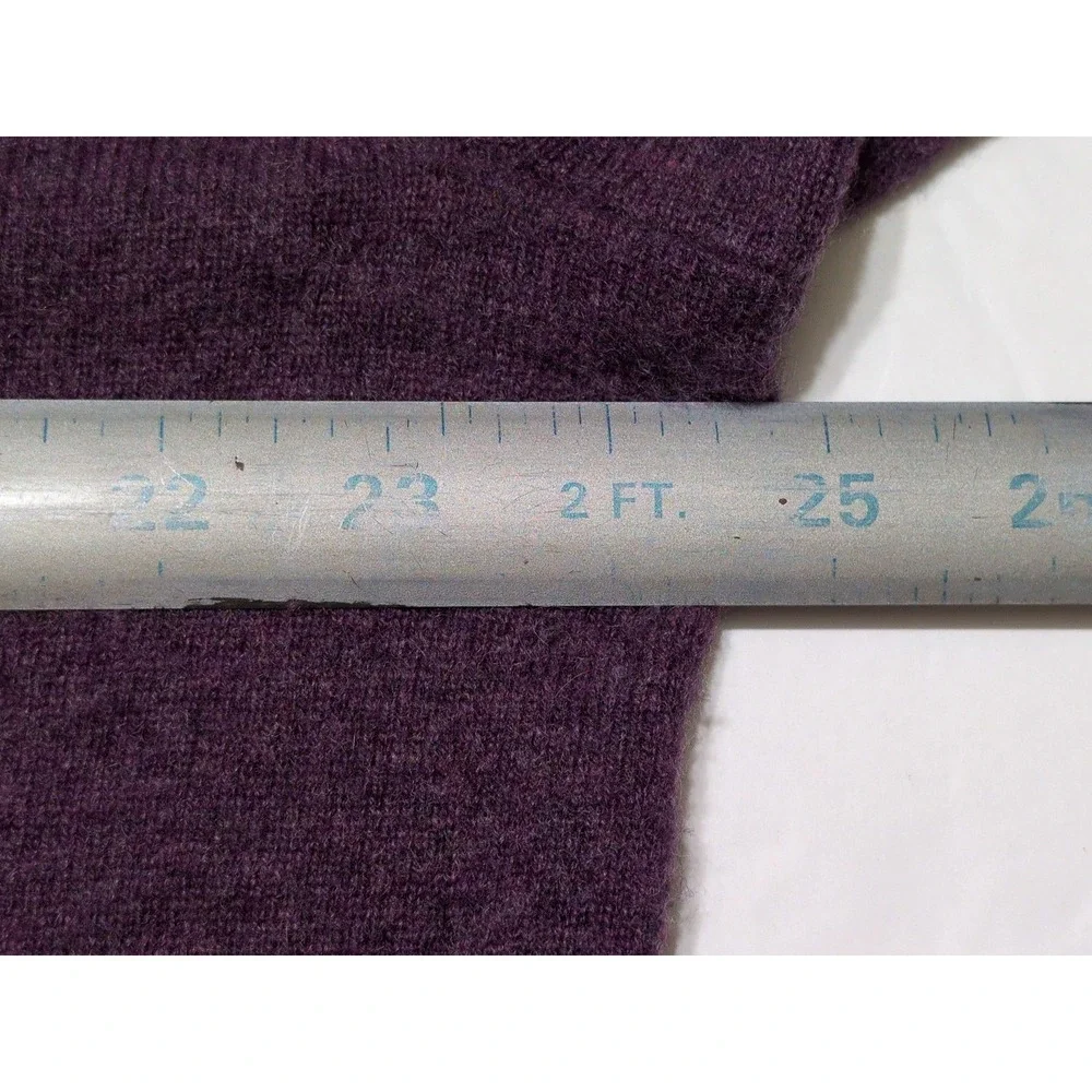 JOS A BANK 100% Cashmere V-Neck Sweater Purple Men's XXL 2XL